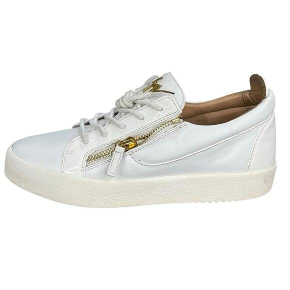 Giuseppe Zanotti Men’s Frankie White Low Sneakers Size 42 US 9 main image 10